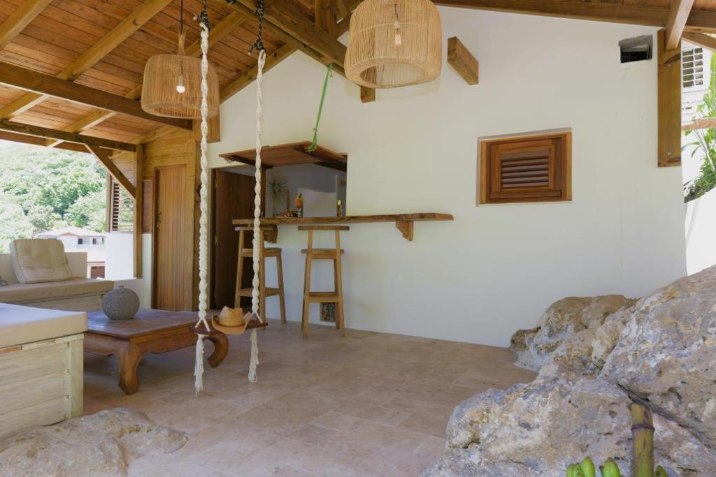 Ferienwohnung Cocotier, Elegant T3 Avec Jardin Tropical Sainte-Anne Exterior foto